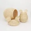 2er Set Aufbewahrungskörbe aus Rattan im Maus-Design 2er Set Aufbewahrungskörbe aus Rattan im Maus-Design