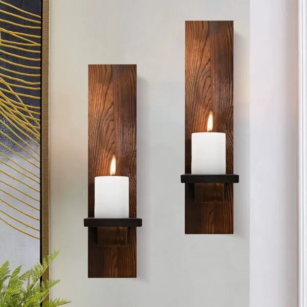 2er-Set Vintage Holzregale 2er-Set Vintage Holzregale