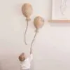 2er-Set Wanddeko aus Rattan in Ballonform 2er-Set Wanddeko aus Rattan in Ballonform