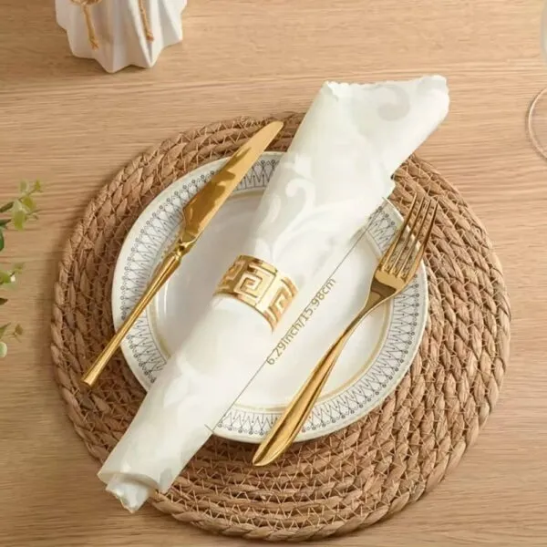 6er-Set Rattan Platzsets im Landhausstil 6er-Set Rattan Platzsets im Landhausstil