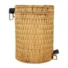 Abfalleimer aus Rattan mit Pedal Abfalleimer aus Rattan mit Pedal