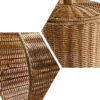 Abfalleimer mit Deckel aus Rattan Abfalleimer mit Deckel aus Rattan