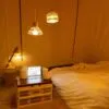 Antiker Rattan-Pendelleuchte im chinesischen Stil