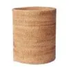 Aufbewahrungskorb aus geflochtenem Rattan Aufbewahrungskorb aus geflochtenem Rattan