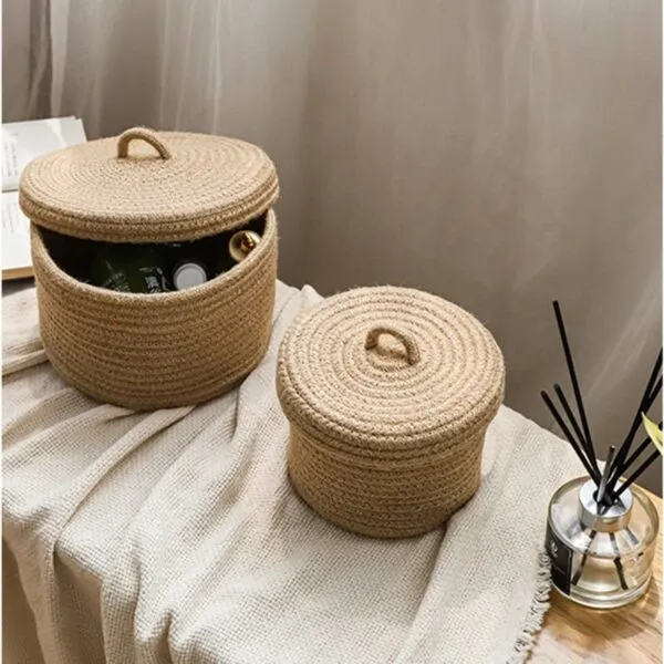 Aufbewahrungskorb aus Naturrattan Aufbewahrungskorb aus Naturrattan