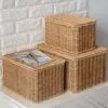 Aufbewahrungskorb aus Naturrattan Aufbewahrungskorb aus Naturrattan