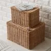 Aufbewahrungskorb aus Naturrattan Aufbewahrungskorb aus Naturrattan