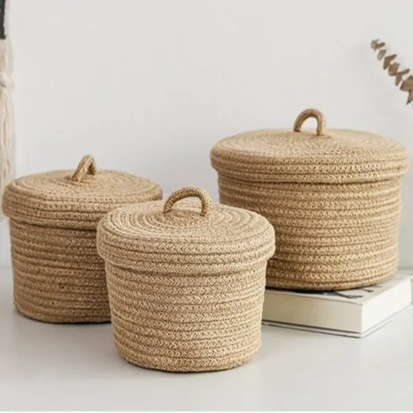 Aufbewahrungskorb aus Naturrattan Aufbewahrungskorb aus Naturrattan