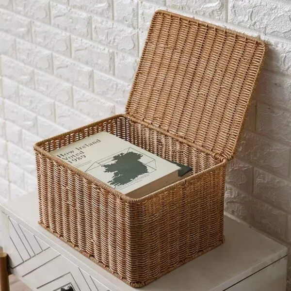 Aufbewahrungskorb aus Naturrattan Aufbewahrungskorb aus Naturrattan