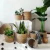 Aufbewahrungskorb aus Naturrattan für Garten, Blumen oder Wäsche Aufbewahrungskorb aus Naturrattan für Garten, Blumen oder Wäsche