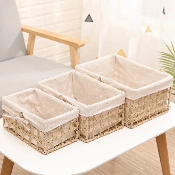 Aufbewahrungskorb aus Rattan in 3 Größen