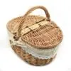 Aufbewahrungskorb aus Rattan mit Klappdeckel Aufbewahrungskorb aus Rattan mit Klappdeckel