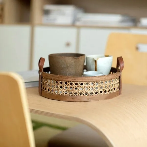 Aufbewahrungskorb aus Rattan, naturbraun Aufbewahrungskorb aus Rattan, naturbraun