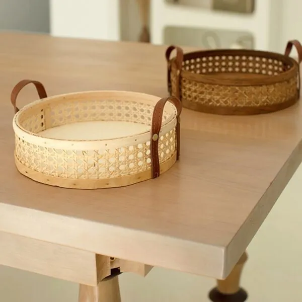 Aufbewahrungskorb aus Rattan, naturfarben Aufbewahrungskorb aus Rattan, naturfarben