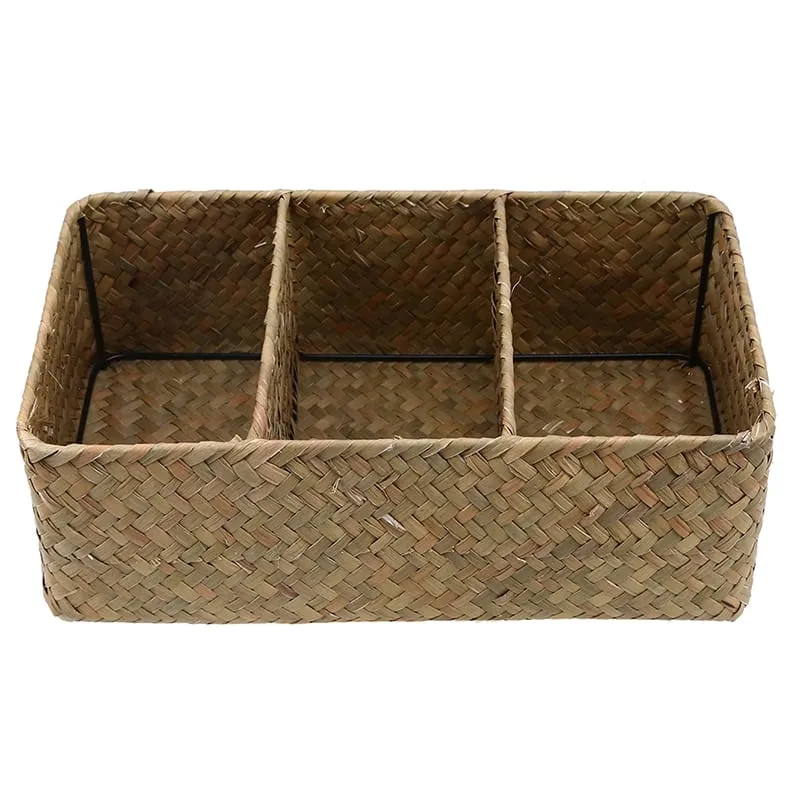 Geflochtenes Rattan mit drei Fächern
