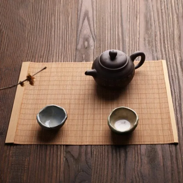 Bambus-Set aus natürlichem japanischem Stil Bambus-Set aus natürlichem japanischem Stil