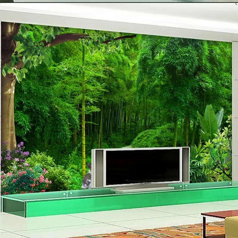 Ihr Wohnzimmer als grüne Waldlichtung