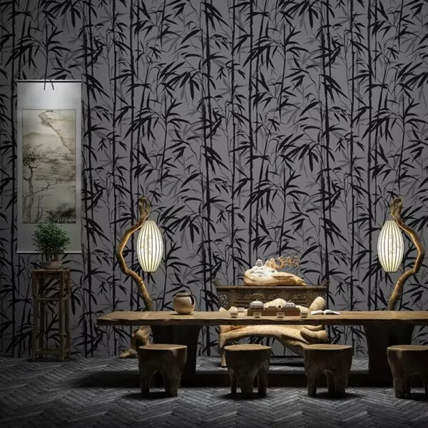 Bambus-Tapete Nachteffekt Bambus-Tapete Nachteffekt