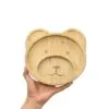 Bambus-Teller mit Bärchen-Design für Babys Bambus-Teller mit Bärchen-Design für Babys