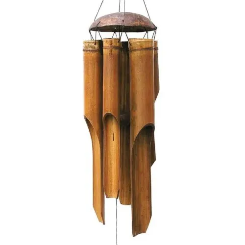 Bambus-Windspiel im Handwerksstil Bambus-Windspiel im Handwerksstil