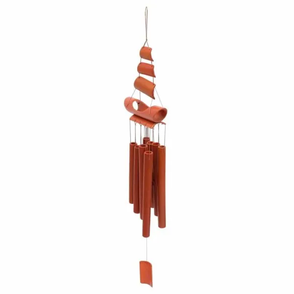 Bambus-Windspiel mit dekorativem Design Bambus-Windspiel mit dekorativem Design