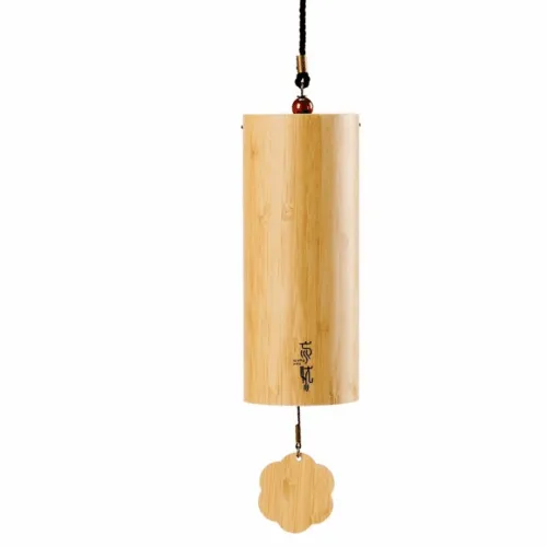 Bambus-Windspiel mit neun Klangstäben Bambus-Windspiel mit neun Klangstäben