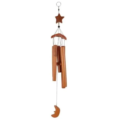 Bambus-Windspiel Sternform Deko Bambus-Windspiel Sternform Deko