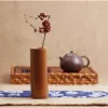 Bambusvase im traditionellen chinesischen Stil Bambusvase im traditionellen chinesischen Stil