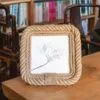 Bilderrahmen aus Hanf und Rattan Bilderrahmen aus Hanf und Rattan