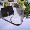 Boho-Handtasche aus handgeflochtenem Rattan, quadratisch Boho-Handtasche aus handgeflochtenem Rattan, quadratisch
