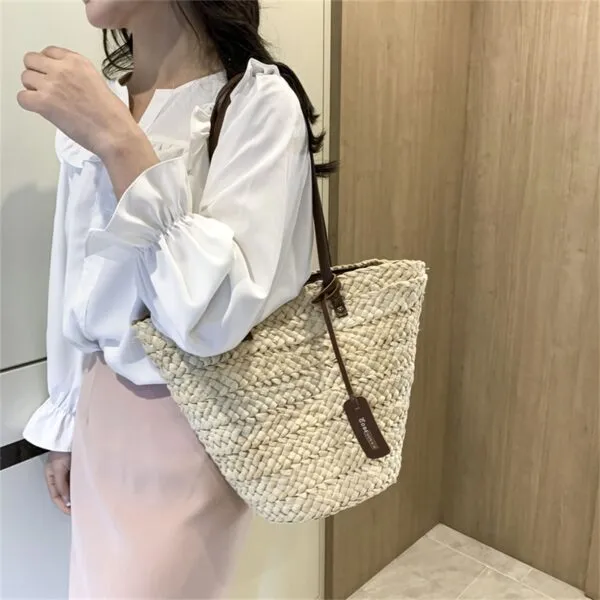 Boho-Strohtasche für Damen Boho-Strohtasche für Damen