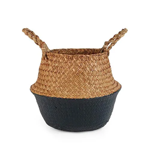 Boho Übertopf aus Rattan handgefertigt Boho Übertopf aus Rattan handgefertigt