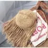 Boho-Umhängetasche aus Rattan für Damen Boho-Umhängetasche aus Rattan für Damen