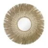 Boho-Wandspiegel aus Rattan Boho-Wandspiegel aus Rattan