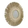 Boho-Wandspiegel aus Rattan Boho-Wandspiegel aus Rattan
