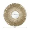 Boho-Wandspiegel aus Rattan Boho-Wandspiegel aus Rattan