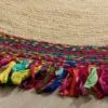 Boho-Wendeteppich im Rattan-Look Boho-Wendeteppich im Rattan-Look