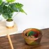 Bunter faltbarer Aufbewahrungskorb aus Rattan Bunter faltbarer Aufbewahrungskorb aus Rattan