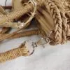Damen Handtasche aus geflochtenem Rattan Damen Handtasche aus geflochtenem Rattan