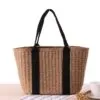 Damen Handtasche aus Rattan in Braun oder Beige Damen Handtasche aus Rattan in Braun oder Beige