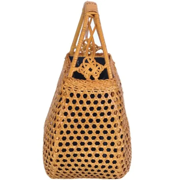 Damen-Rattanhandtasche Damen-Rattanhandtasche