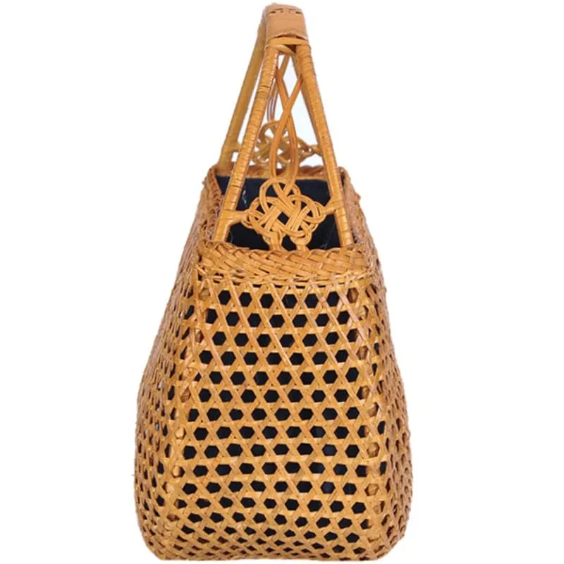Rattan Tasche mit Liebe zum Detail