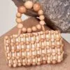 Damenhandtasche im Retro-Stil aus Rattan Damenhandtasche im Retro-Stil aus Rattan