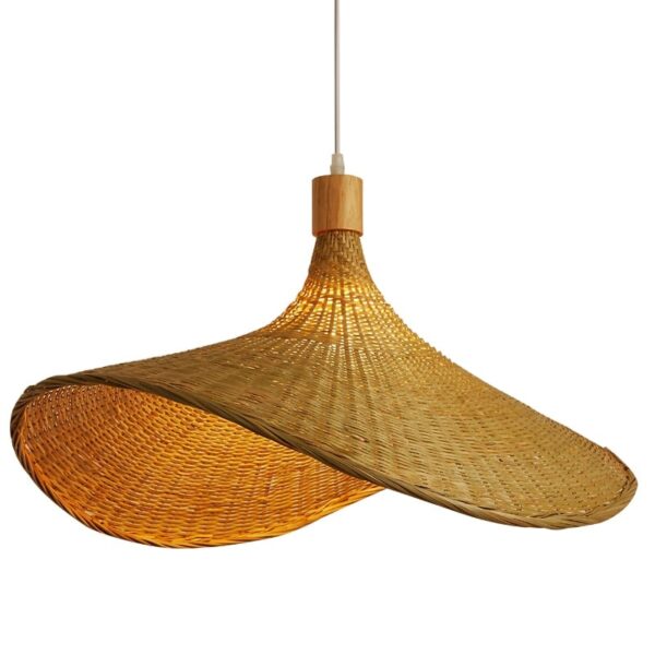 Deckenleuchte aus Rattan und Bambus, Vietnam Design Deckenleuchte aus Rattan und Bambus, Vietnam Design