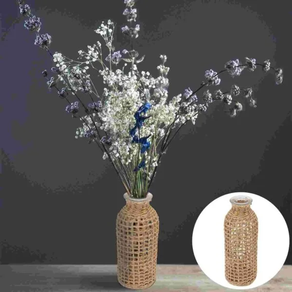 Dekorativer Korbgeflecht-Vase groß Dekorativer Korbgeflecht-Vase groß