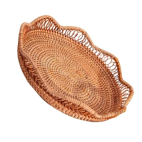 Dekorativer Obstkorb aus Rattan Dekorativer Obstkorb aus Rattan