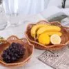 Dekorativer Obstkorb aus Rattan Dekorativer Obstkorb aus Rattan