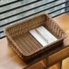Dekorativer Rattan-Aufbewahrungskorb Dekorativer Rattan-Aufbewahrungskorb