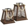 Elegante Holz-Laterne Elegante Holz-Laterne