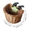 Fahrradkorb aus Rattan für Kinder